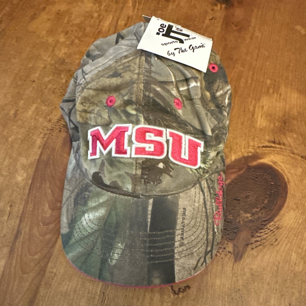 RealTree Mississippi State Bulldogs Joe T's Sports Wear Pink NWT Vintage
